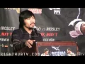Manny Pacquiao vs Shane Mosley Press Conference Highlights
