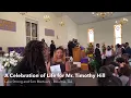 Celebration of Life for Mr Timothy Hill