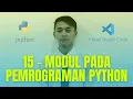 15 - Penggunaan MODUL pada Pemrograman Python di Visual Studio Code
