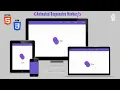 How to create an Animated Responsive Navigation bar using HTML CSS and Lightweight JavaScript
