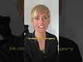 Before and after surgery Voice feminization Surgery 2 weeks postop