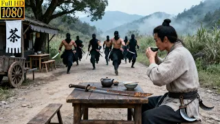 路邊喝茶的小夥竟是武功高手，三招絕殺東瀛第一武士 🥇 中國電視劇 | 功夫 | 少林 | 甄子丹 | Kung Fu | Shaolin
