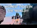 I Watched The World s Highest Tides at Bay of Fundy Hopewell Rocks Travel Guide