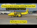 TRIP REPORT Spirit Airlines Big Front Seat Nashville BNA to Las Vegas LAS Airbus A320