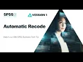 Automatic Recode in IBM SPSS Statistics