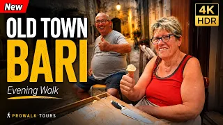 Bari Italy Evening Walking Tour 2026 - 4K R