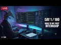 LIVE Day - Zero to Internship Study With Me