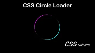 Circle Loader HTML CSS Loader CSS Animation
