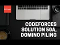 Domino Piling 50A Codeforces Solution in Java