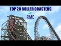 Top 20 Roller Coasters from Rocky Mountain Construction