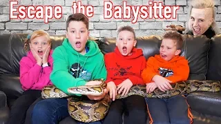 escape the babysitter ninja kidz vs babysitter escape room 