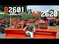 Kubota B2601 vs LX2620