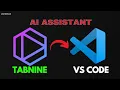How to Install Tabnine in Visual Studio Code AI Coding Assistant
