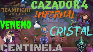 TeamFight Tactics COMBO VENENO + CRISTAL + CAZADOR 4 + INFERNAL+ CENTINELA TOP 1 BUILD (TFT RANKED)