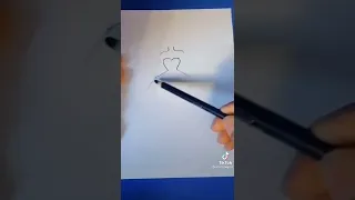 رسم فستان زفاف جميل جدا اتمنى ان تشترك في القناه 