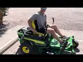 Operation Overview of a John Deere Z320M ZTrak