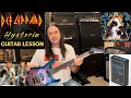 Download Lagu How To Play Hysteria By Def Leppard - Guitar Lesson - With A Rockman!