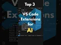 top VScode extensions for code completions using AI