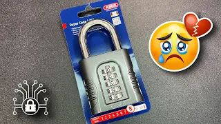 Disappointed ABUS Super Code 5-digit combination padlock open