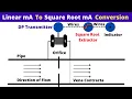 Linear ma to Square Root ma Conversion Formula DP Transmitter Square Root Extractor