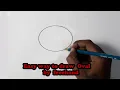 How to draw oval Free Hand How to Draw Oval For Kids Step by Step Easy for Beginners