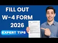 How to Fill Out Your W-4 Form in 2026 Expert Tips