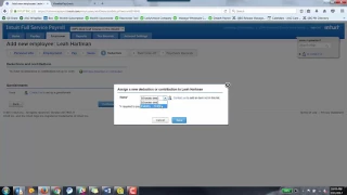Intuit Full Service Payroll new employee