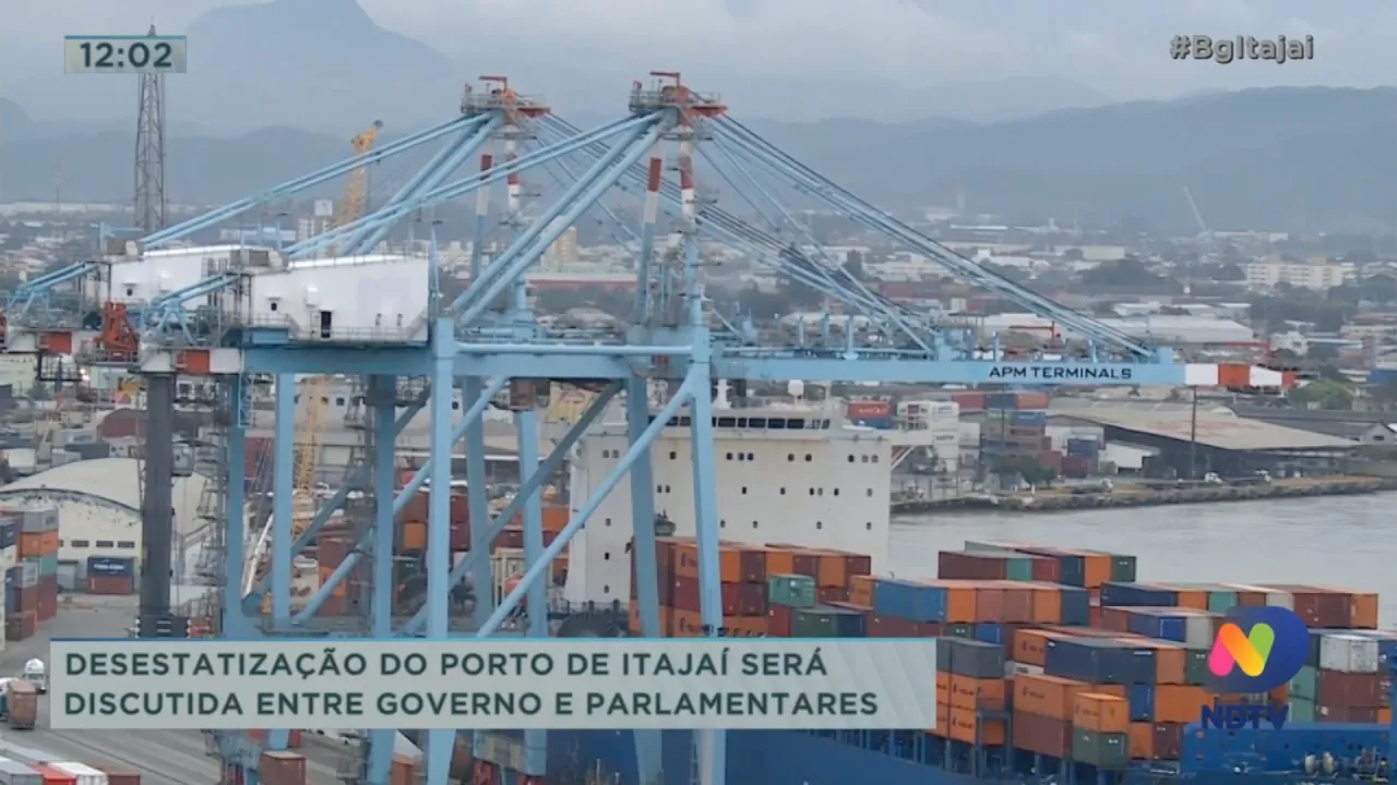 Desestatização do Porto de Itajaí será discutida entre governo federal e parlamentares