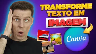 ???? AGORA O CANVA ZEROU A VIDA! Transforme Textos em Imagens no Canva!