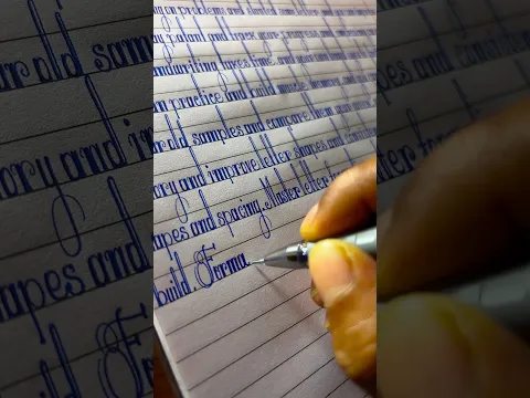 Clean and fast handwriting practice || #handwriting #calligraphy #youtubeshorts