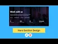 How to Design a Stunning Hero Section Using HTML Tailwind CSS