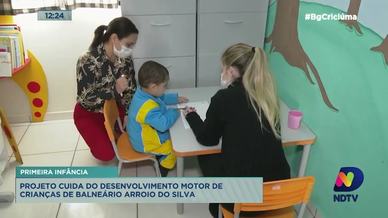 Projeto cuida do desenvolvimento motor de crianças de Balneário Arroio do Silva