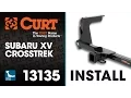 Trailer Hitch Install CURT 13135 on a Subaru XV Crosstrek