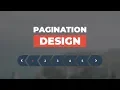 Amazing Pagination Design Using Only HTML CSS