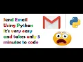 Send Email Using Python Code Free It s amazing It s easy Code in Just 5-10 Minutes
