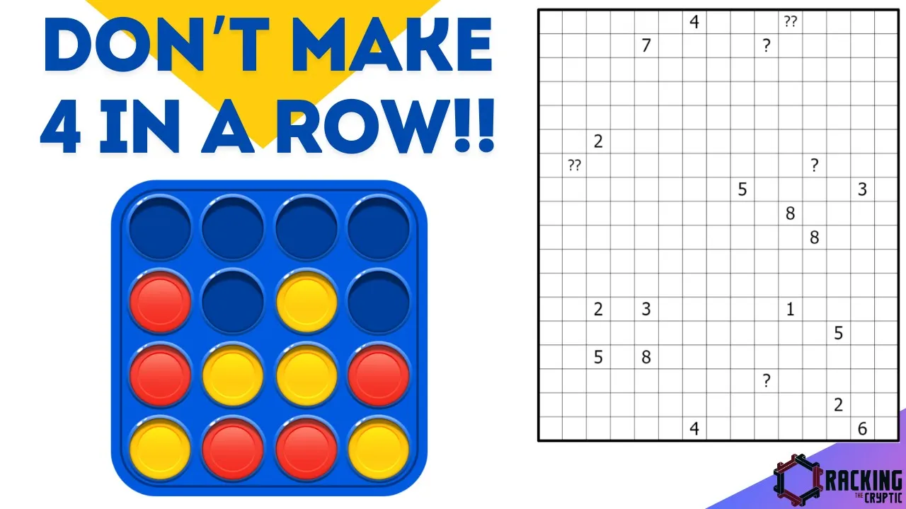 Don't Make 4 In A Row:  Saturday Puzzle Series No.3