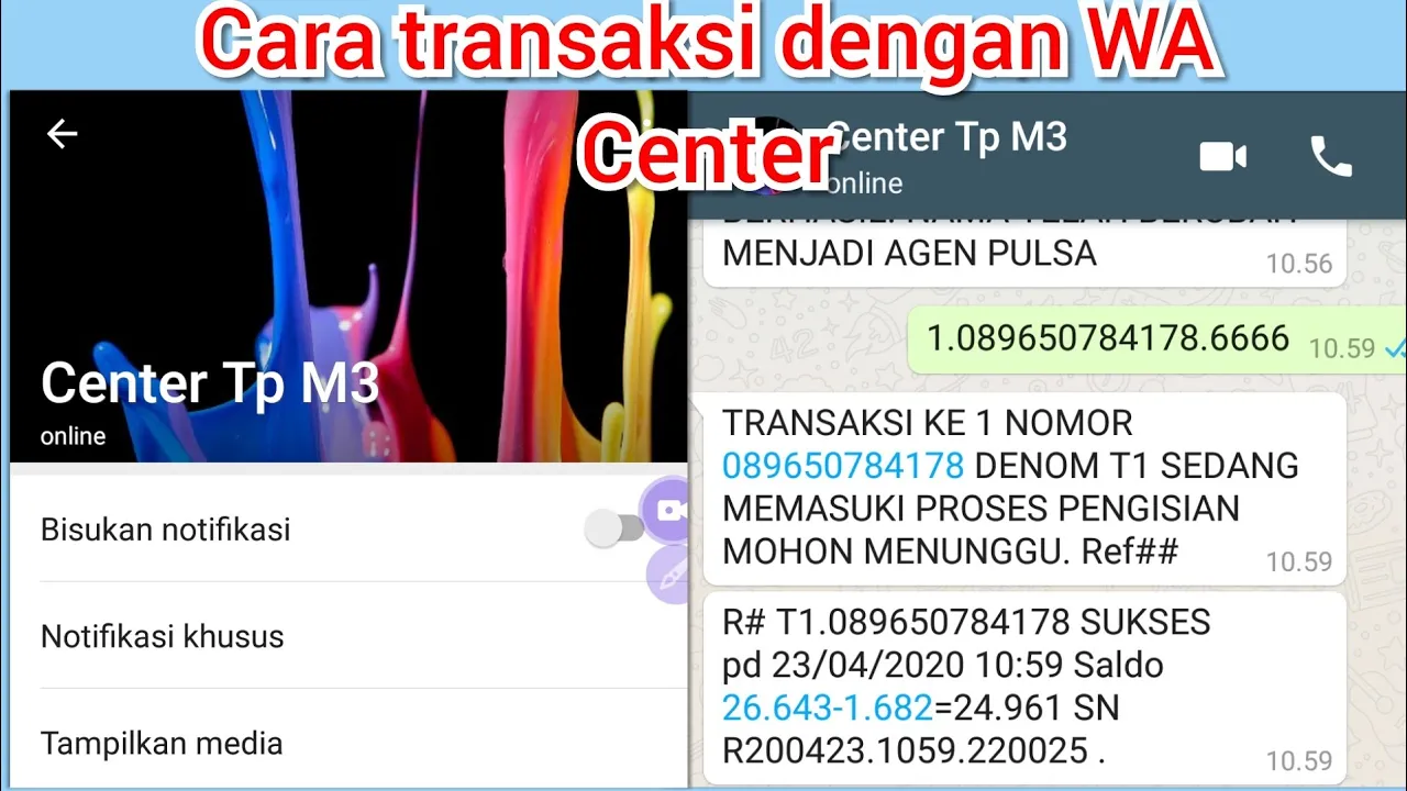 tutorial | mandiri sms | isi ulang pulsa | 2014