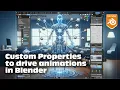 Blender Animation Control with Custom Properties and Drivers