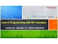 C Programming - Lecture 23