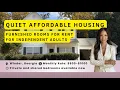 Furnished rooms for rent in Winder Georgia Independent Living