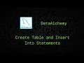 Understanding CREATE TABLE and INSERT INTO Statements