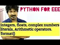 Python for EEE python by seenu