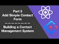 3 - Add Simple Contact Form