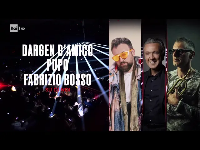 Sanremo 2026 - Dargen D'Amico, Pupo e Fabrizio Bosso cantano Su di noi