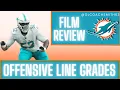 Preseason Game 1 Dolphins vs Commanders Offensive Line Grades Film Review