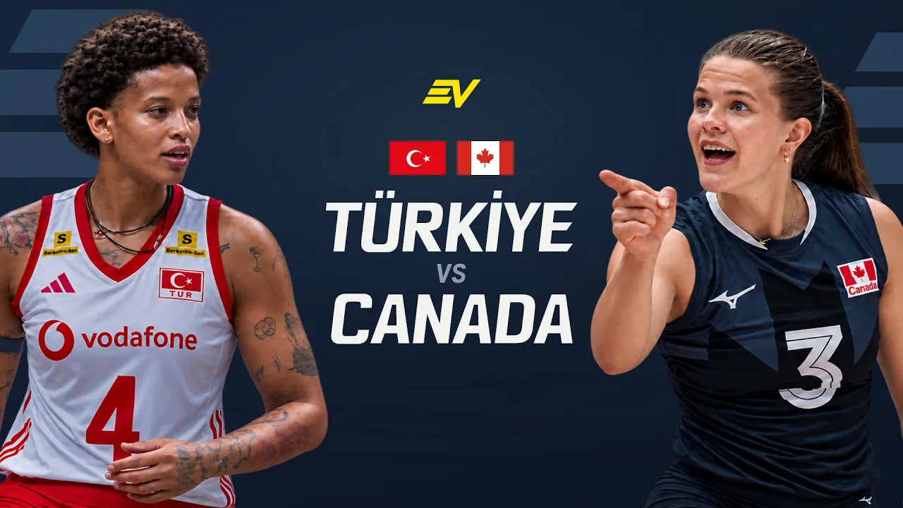 Türkiye vs Canada Epic Volleyball Battle Highlights