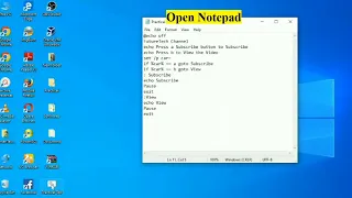 Batch for User Input in Notepad Interactive Command Prompt Scripts