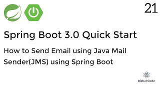 How to Send Email using Java Mail Sender JMS using Spring Boot