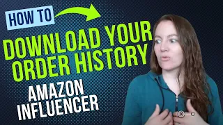 Download How to Download Your Amazon Order History \u0026 Why It'll Make You More Money as an Amazon Influencer MP3