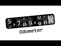Odometer Number Counter using Html CSS and Javascript